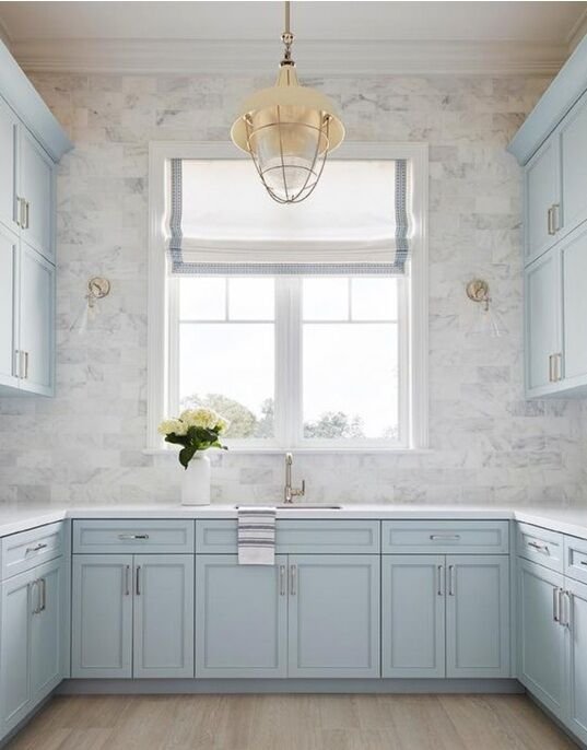 Light Blue Kitchen Cabinets