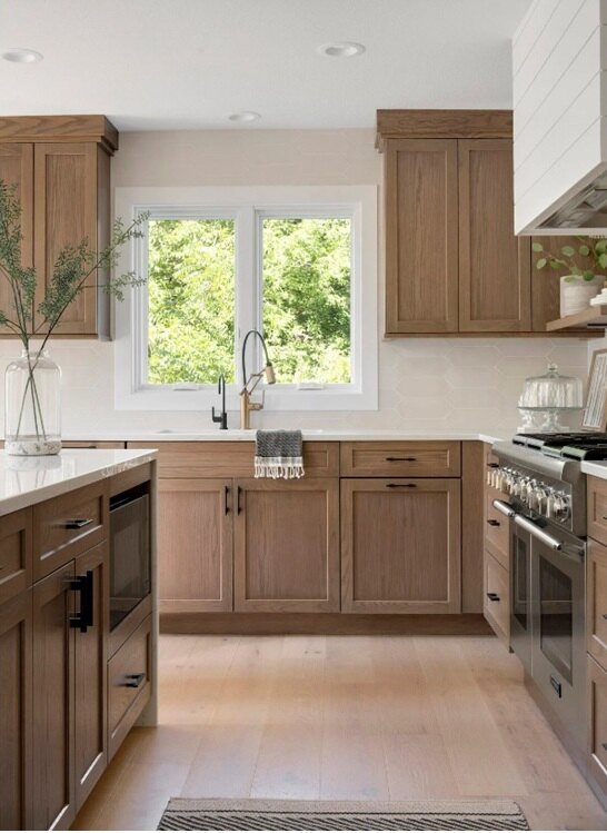 White Oak Kitchen Cabinets